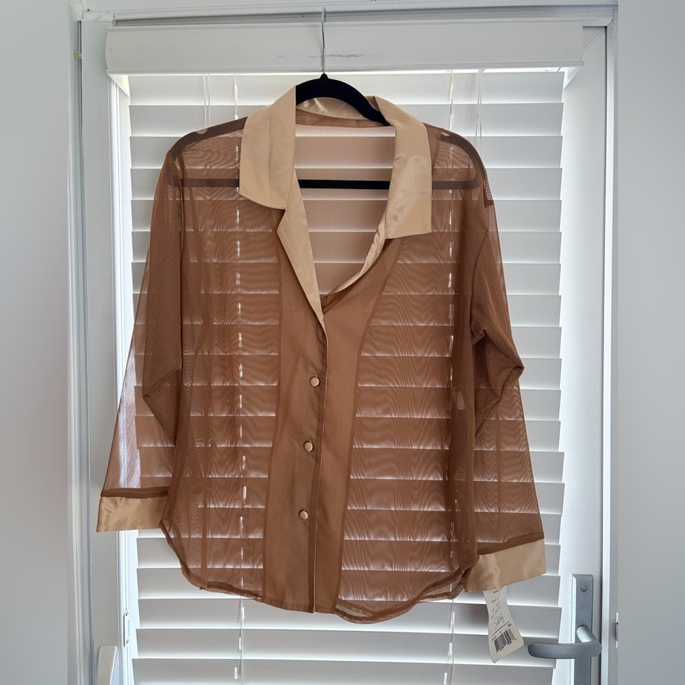 Small - Shirley of Hollywood Sheer shirt